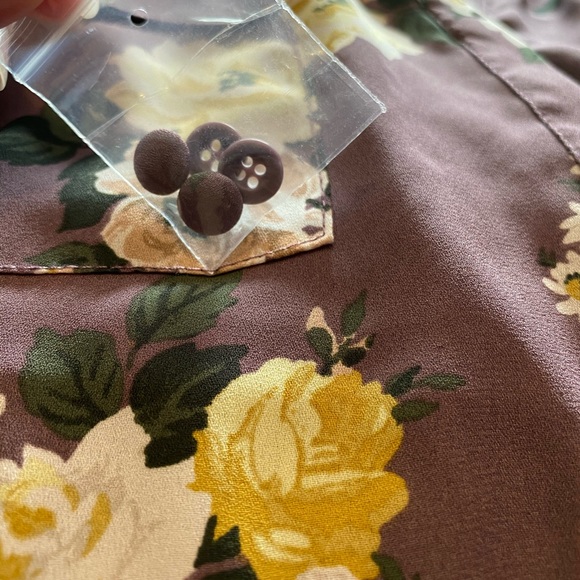 ❌SOLD❌ HARPER MAUVE PURPLE GEORGETTE PULLOVER - Picture 7 of 7